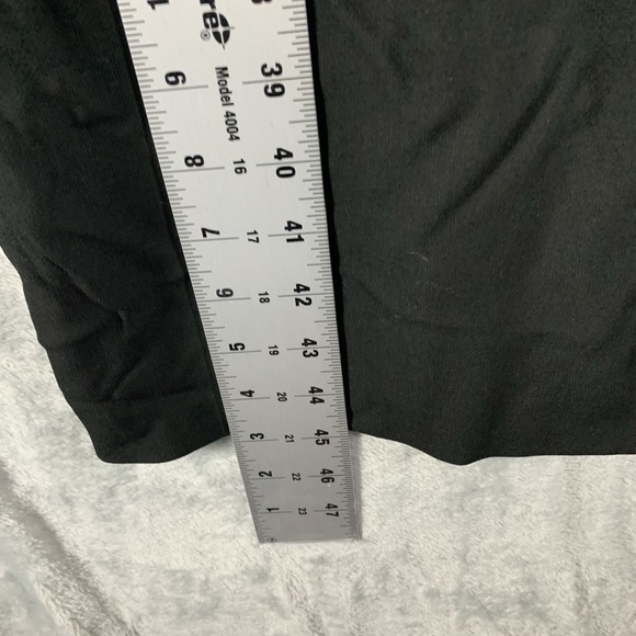 Hugo BOSS Women's Datinar Dress 12 Black Twist Neck Sleeveless Satin Top Stretch - Picture 11 of 12